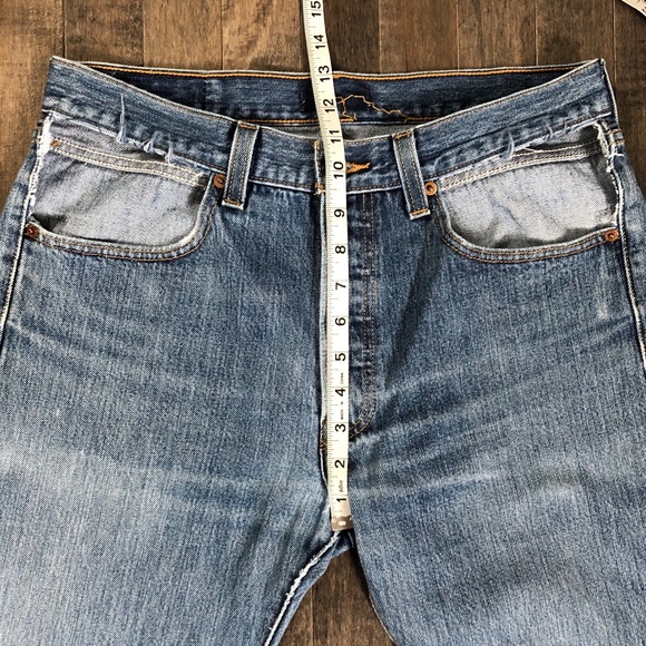 Vintage Levi’s 501 custom deconstructed jeans!!! - Picture 6 of 7